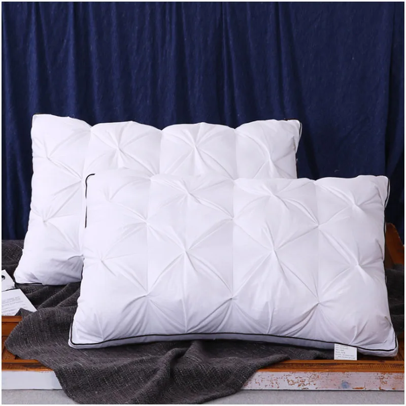 Подушка из белого утиного/гусиного пуха супер мягкая подушка для шеи стандартная
