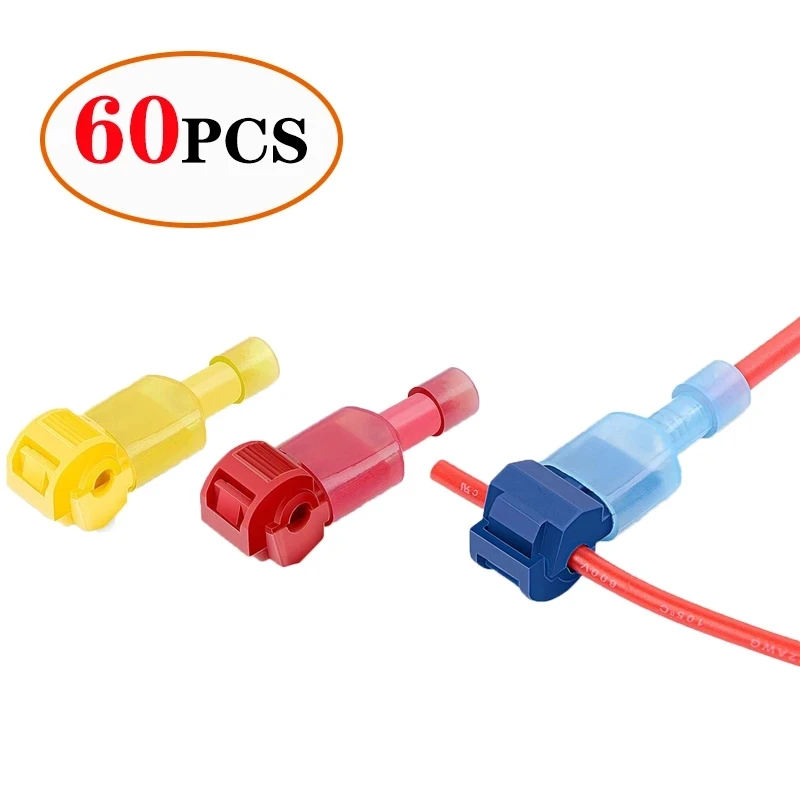 

Dropshipping 2021 Best Selling Products T Type Tap Quick Electrical Cable Connectors Snap Splice Lock Terminal Wire Connector