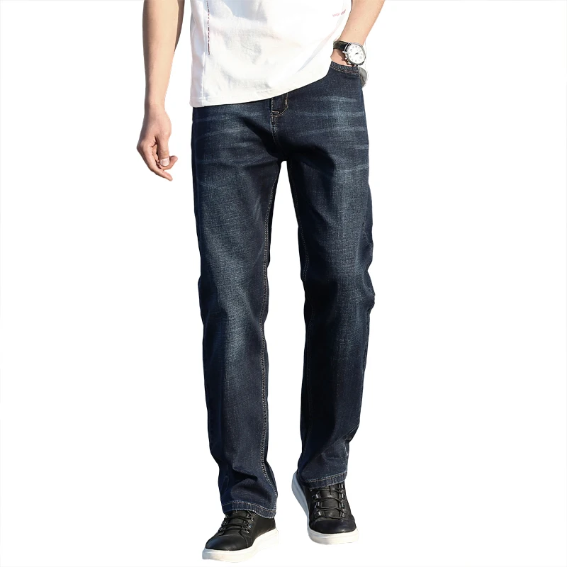 

Men's Business Stretch Jeans Male Fashion High Quality Classic Style Business Office Pants Men Brand Trousers