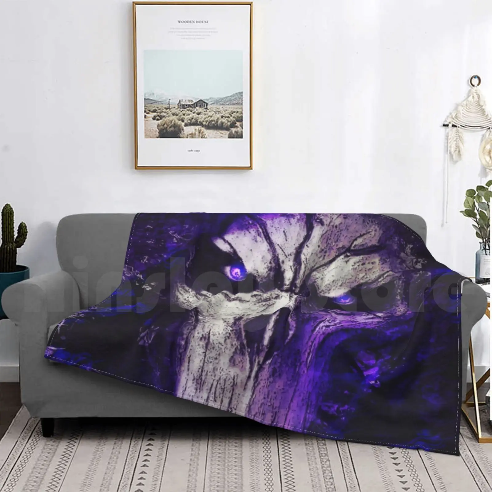 Откидное одеяло для дивана кровати путешествий темных поклонников 2 Darksiders2