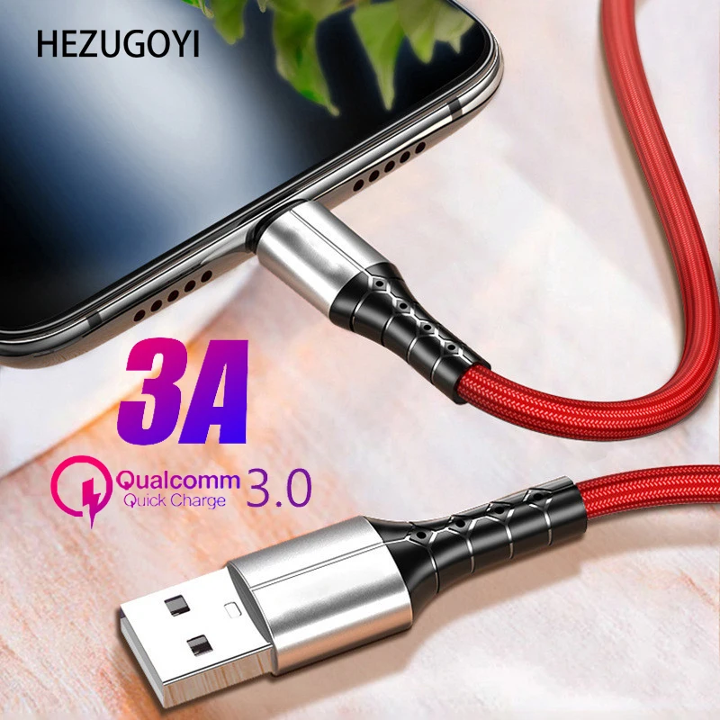 

Micro USB Cable 3A Fast Charging Data USB Type C Cable For Xiaomi Redmi Note 9 Samsung S20 Huawei USB C Cable Quick Charger Wire