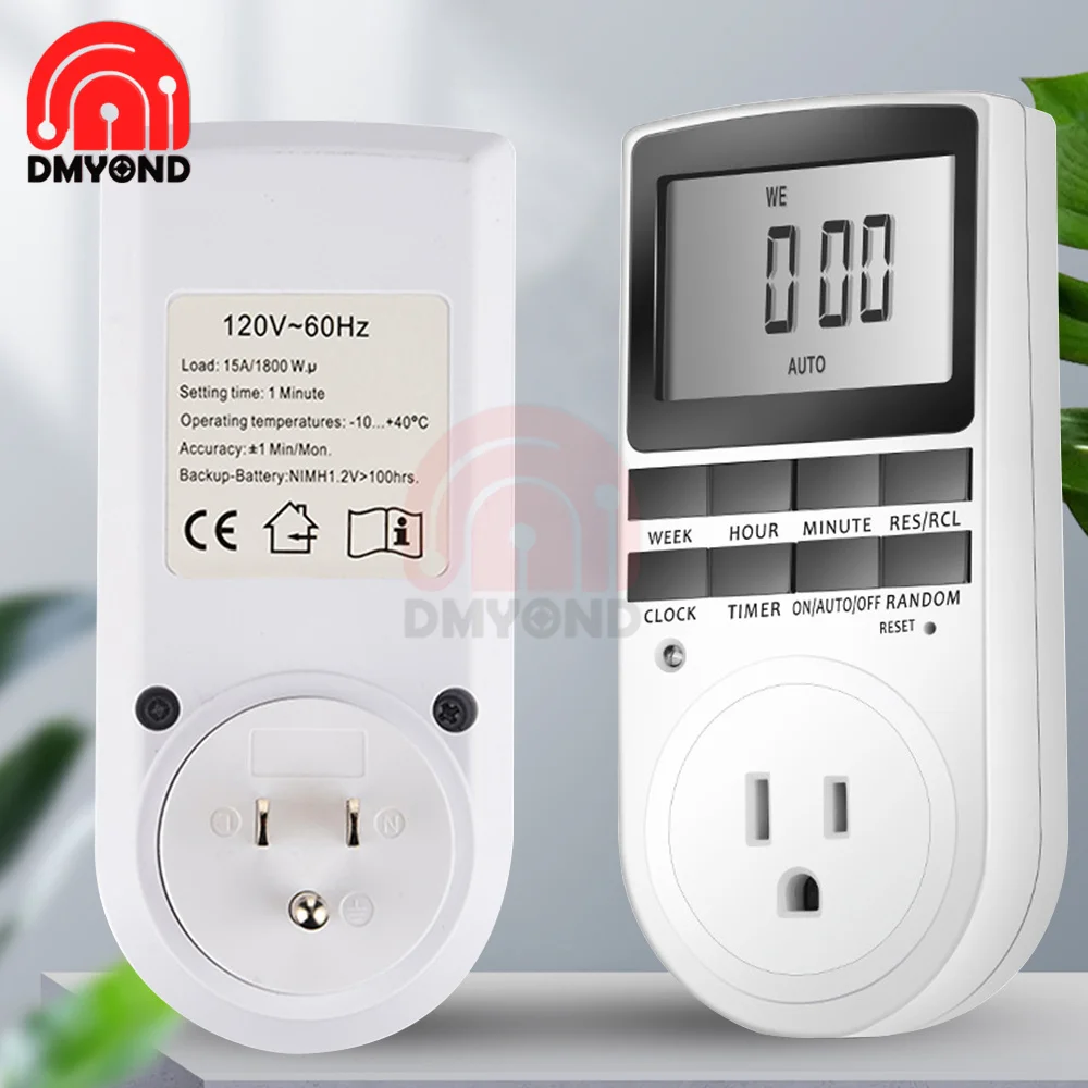 Розетка с таймером большой экран программируемый планшетофон переключатель ЕС