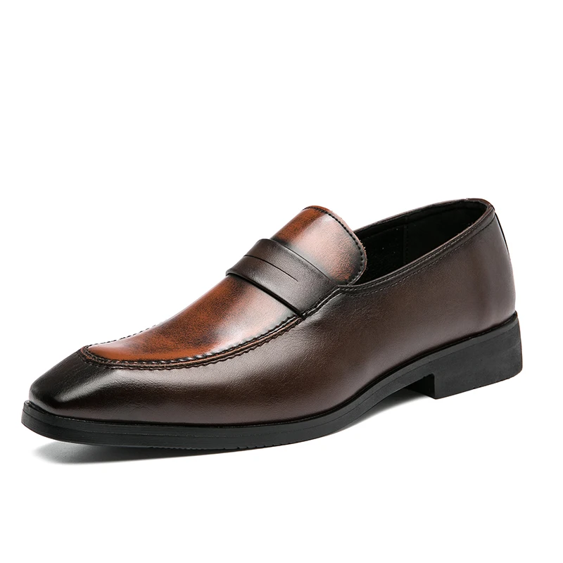 

Luxury Business Oxford Men Shoes Leather Men Breathable Rubber Formal Dress Shoes Male Office Wedding Flats Footwear Size 38-48