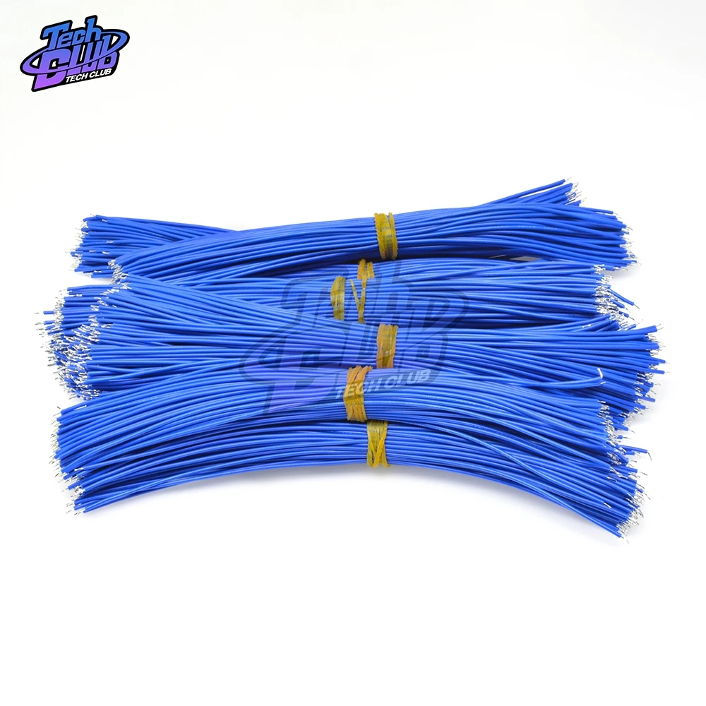 24AWG 100 шт./лот 20 см двойной Луженый провод UL1007 припой 6 цветов Перемычка кабель