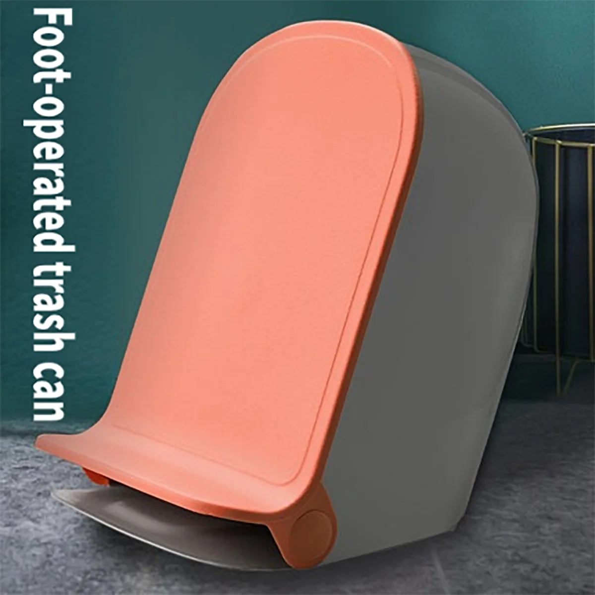 

Pedal Type Trash Can Household Kitchen Creative Wastebasket Bathroom Living Room Bedroom With Cover Deodorant