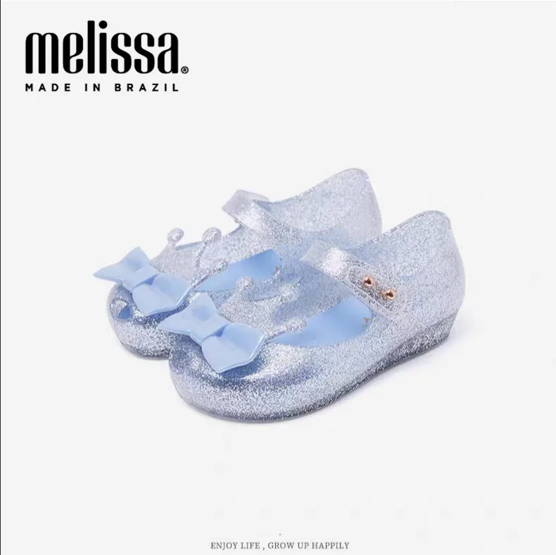 Melissa Furadinha/сандалии для девочек прозрачная обувь Новинка 2020 года детская мягкие