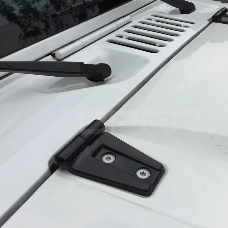 Черная крышка шарнира капота для 2007 2018 Jeep JK Wrangler & Unlimited|Капоты| |
