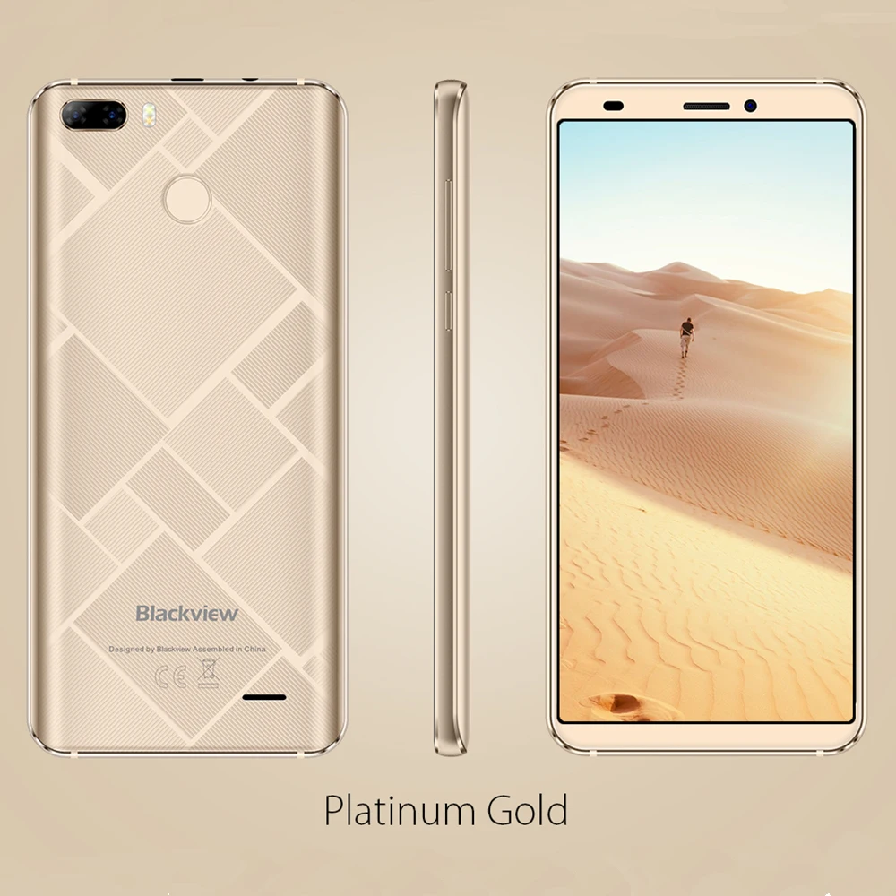 Blackview S6 мобильный телефон 4180 мАч 5 7 дюйма HD + Sceen 2 Гб 16 четырехъядерный Android 0