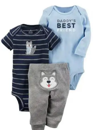 Комплекты детской одежды для новорожденных детский комбинезон Для мальчиков и