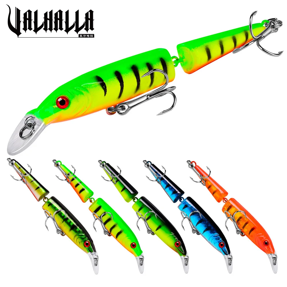 

VALHALLA 5Pcs Jointed Fishing Lures 10.5cm 9.2g Sinking Minnow Bait Aritificial Hard Wobblers Swimbaits Crankbaits Pesca Tackle