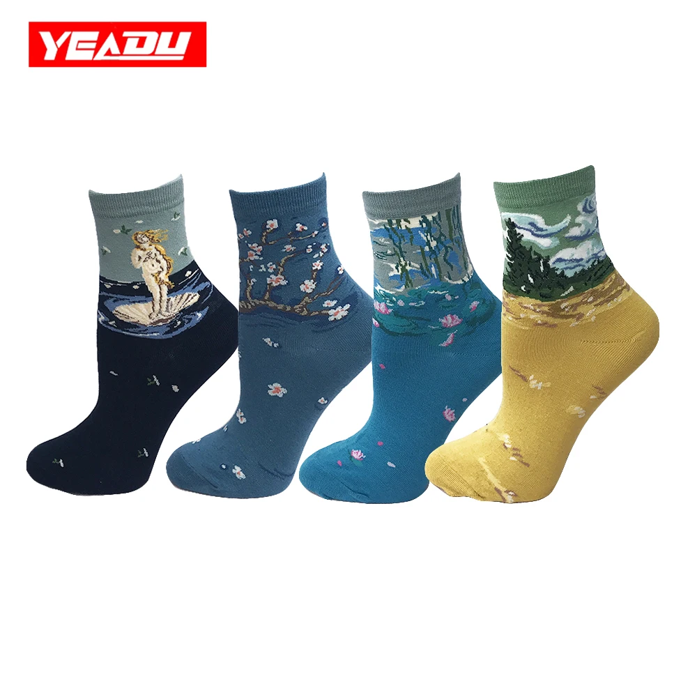 Забавные женские Носки с рисунком из мультфильма «Мой сосед Тоторо», «Унесенные призраками», женские носки, новинка, кавайные носки в стиле Харадзюку для девочек(4 пар/лот - Цвет: pack-4