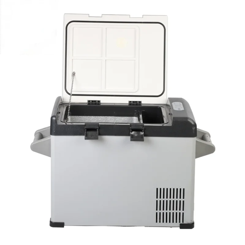 

Hot sale camping portable 12v car fridge 32L road trip electric freezer box for car