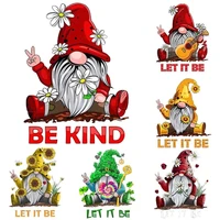 6styles wall paper car window decals christmas decoration santa claus dwarf stickers gnome posters let it be