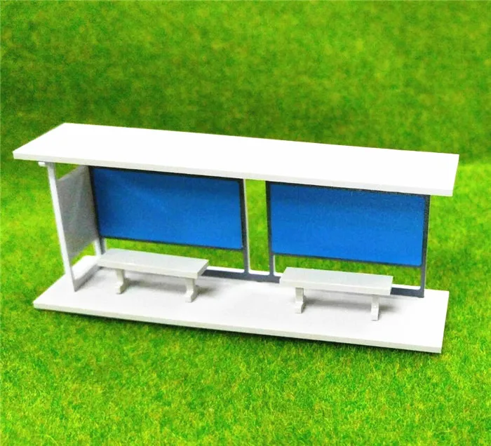 1:87 шкала HO для строительства строительной модели укрытие остановка автобуса |