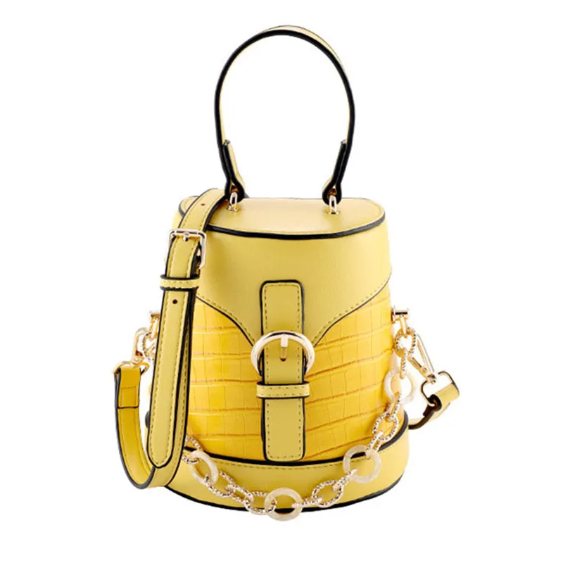 

Летние мини-сумки-ведра, женские портативные сумки на плечо с цепочкой, женские новые вместительные сумки через плечо, Повседневные Сумки и...