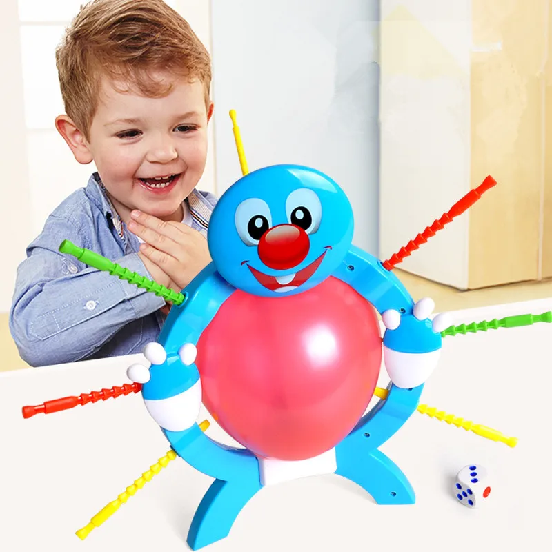 

[Funny] balloon Poking Game Don't Blow It crazy Party game booming balloon adults Family Fun toy popular board games