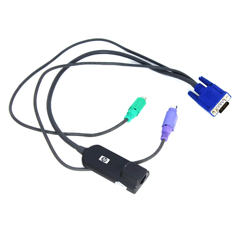 396632-001 IP KVM CAT5 PS/2 RJ45-to-VGA адаптер сопряжения 520-290-505 (б/у) | Компьютеры и офис