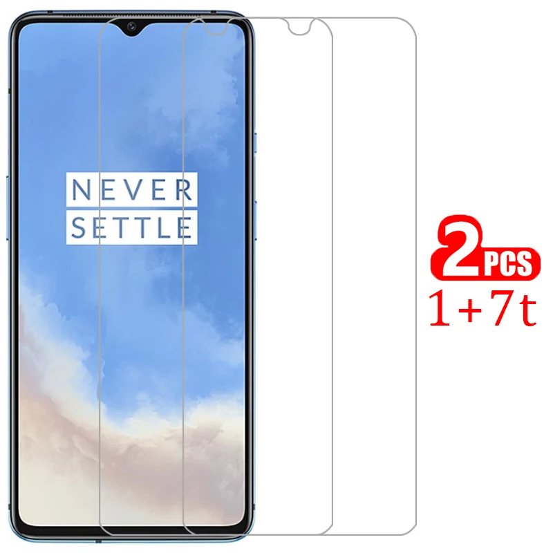 

case for oneplus 7t cover tempered glass screen protector on one plus 7 t t7 plus7t oneplus7t 6.55 protective phone coque bag