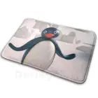 Коврик Pingu в виде пингвина, Противоскользящий коврик, напольные коврики для спальни, Забавный коврик в виде пингвина, пингвина, нота, мема, милый мультяшный анимационный детский коврик