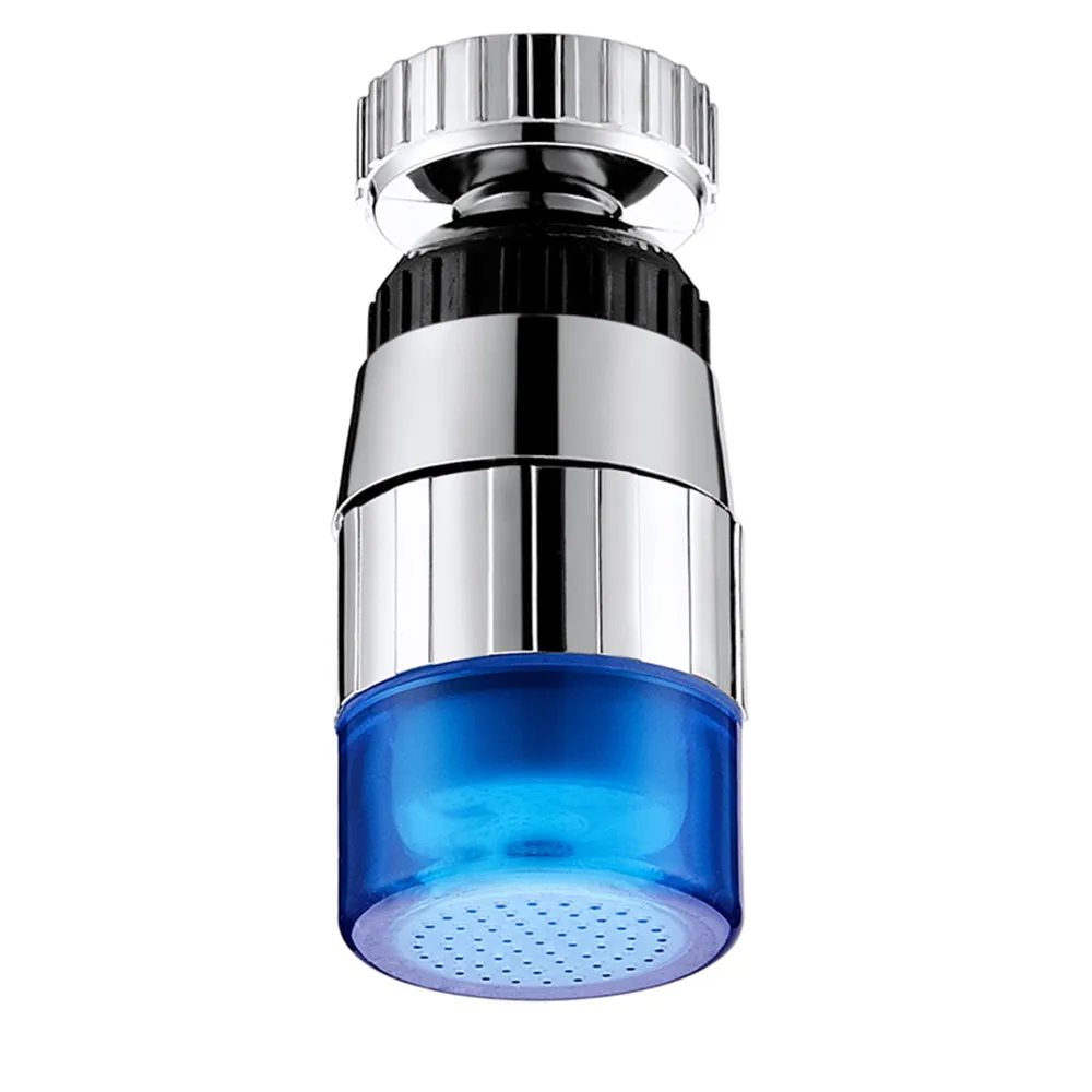 

7Colors Automatic Changing Glow LED Light Water Faucet Stream Light Shower Tap Head Kitchen Pressure Sensor Bathroom Accessories
