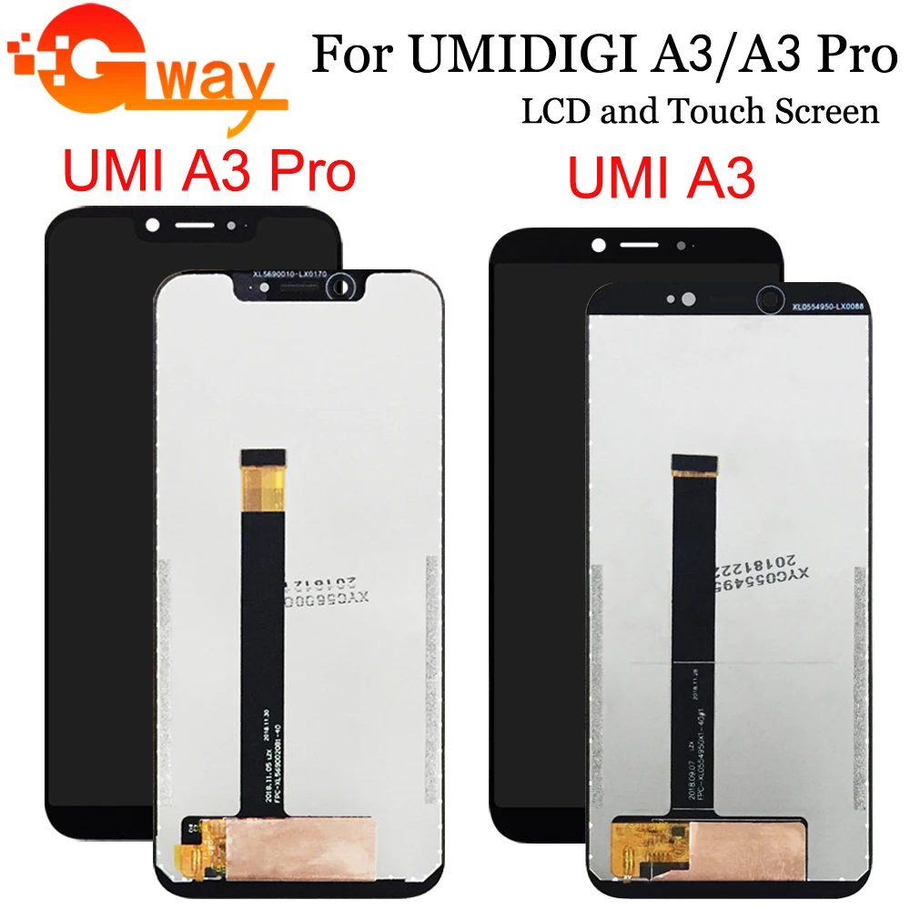 ЖК дисплей и инструмент для ремонта сенсорного экрана в сборе UMI Umidigi A3 Pro