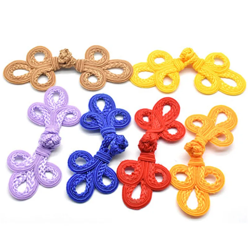 5 пар/упак. китайская лягушка застежка Пуговицы узел Cheongsam традиционное рукоделие