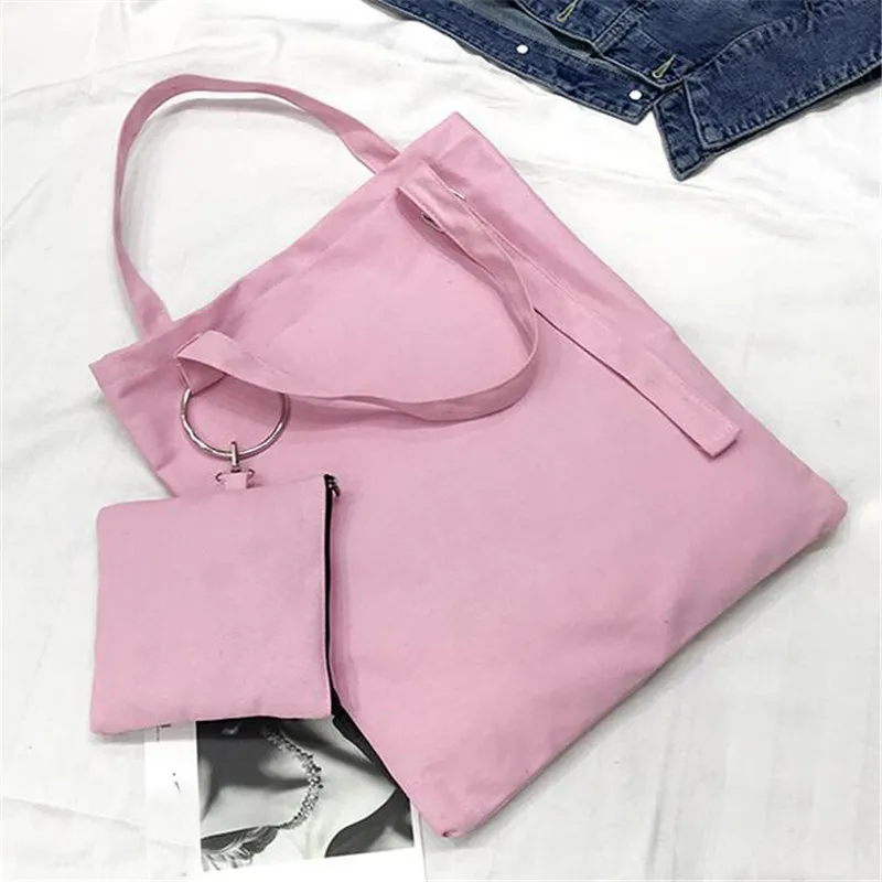 Новая модная прочная Женская Студенческая Холщовая Сумка через плечо сумка для