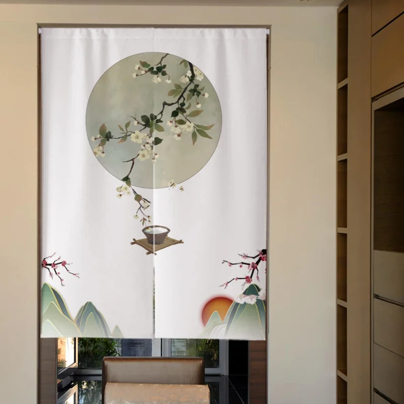 Занавеска с перегородками декоративная половинная занавеска для кухни и душа не