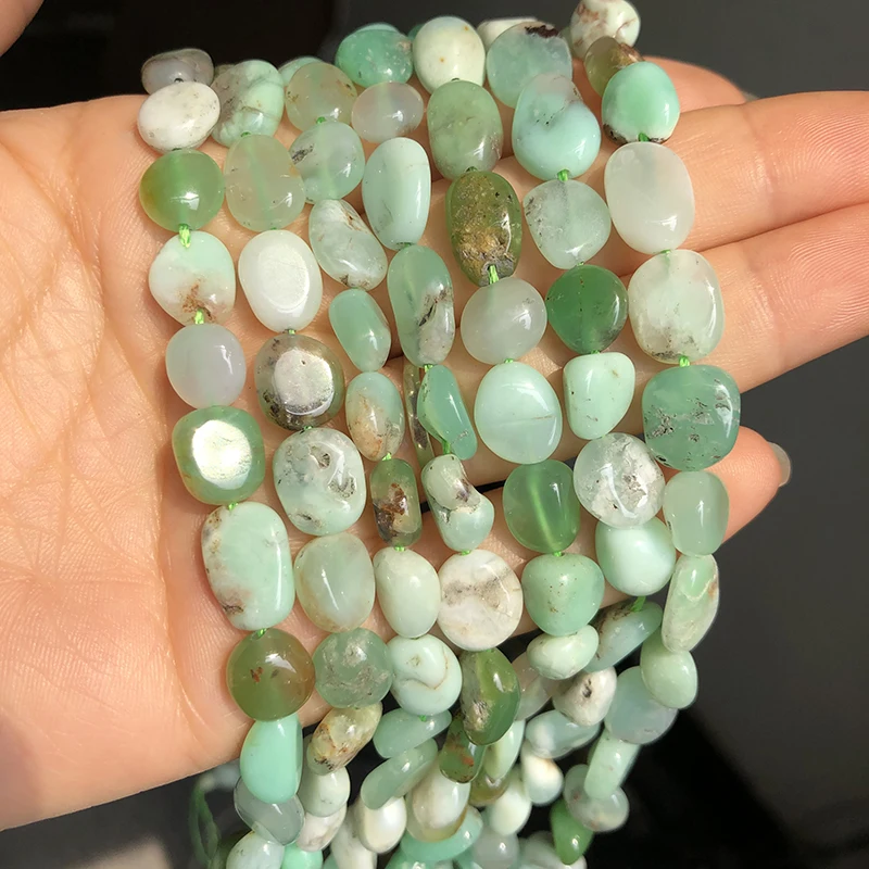 Нестандартные натуральные австралийские зеленые нефритовые бусины свободные