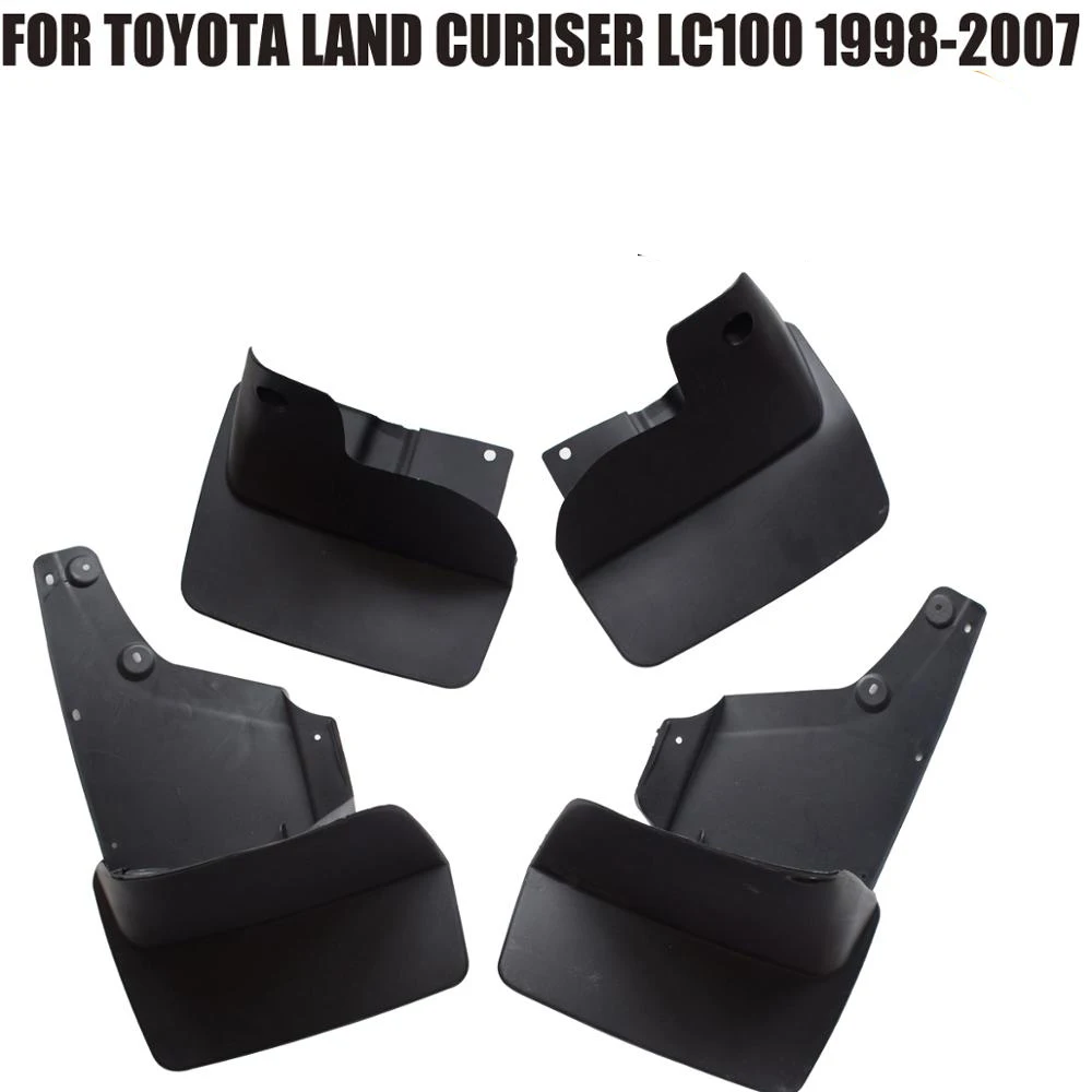 

Front Rear Mud Fender Flaps Splash Guard Mudflaps Mudguard Cover Trim For Toyota Land Cruiser LC100 1998-2007 Mud Flap YC101035