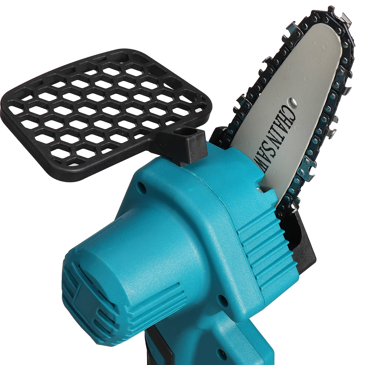 

21V 4 Inch Electric Saw Rechargeable Chainsaw Wood Cutters Trimming For Woodworking One-handed Garden Tools With Battery EU Plug