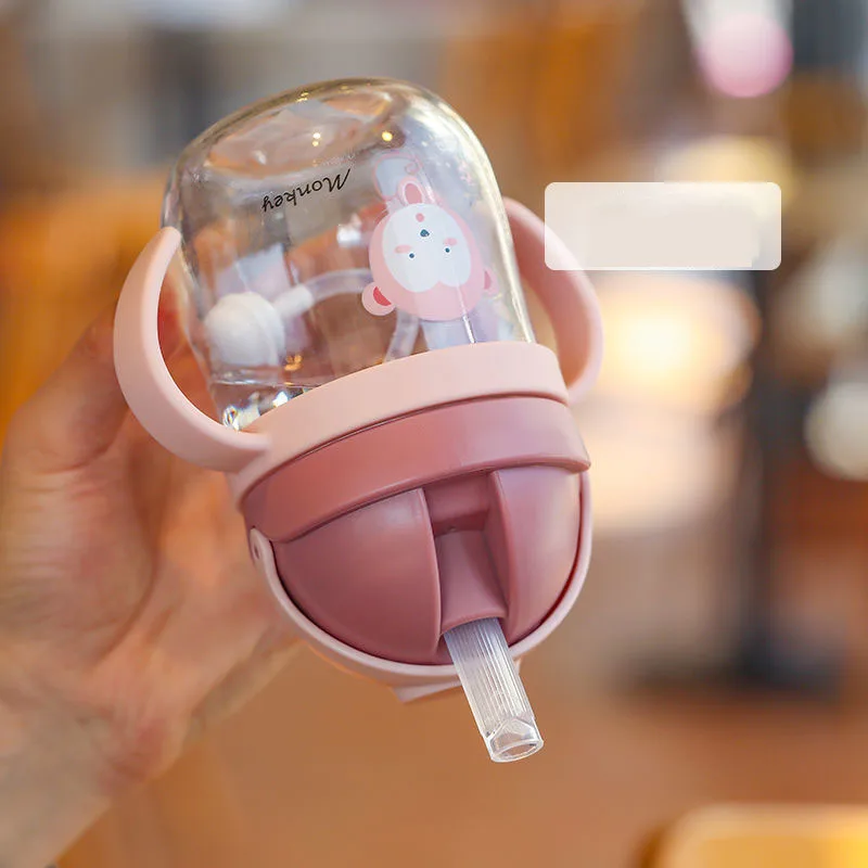 Чашка для кормления ребенка 250 мл Детская Бутылочка питья тренировочная чашка с