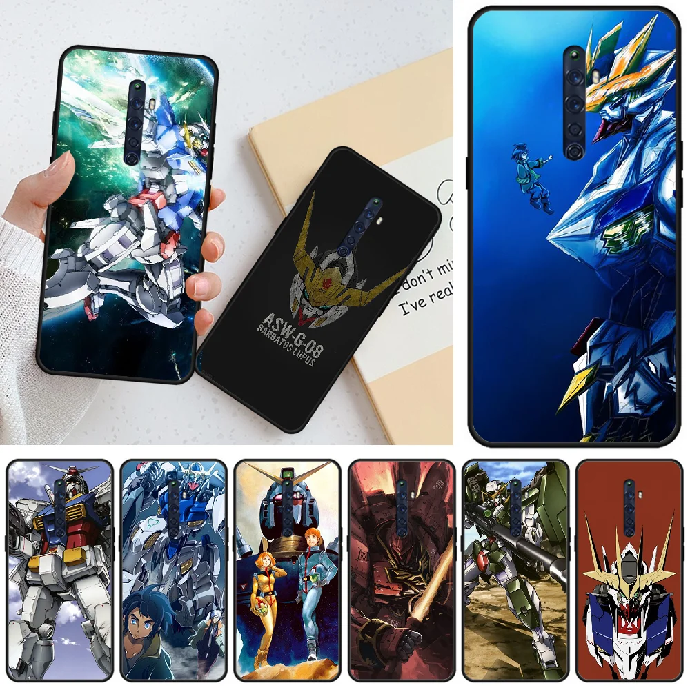 ByLoving Mobile Suit Gundam Soft black Phone Case For OPPO R9 R9S 9S PLUS 11 plus 11S 15 Normal 17 17pro | Мобильные телефоны и