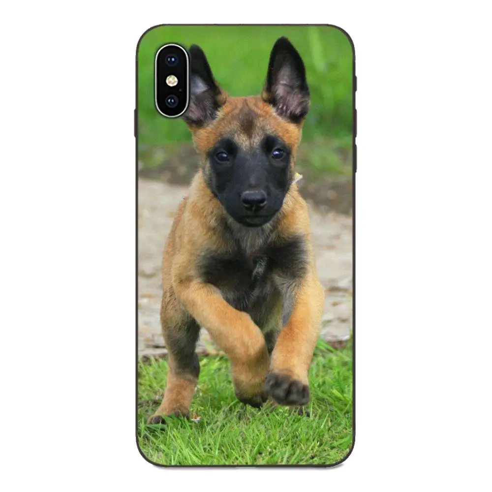 Мягкие чехлы Capa Belgian Tervuren Malinois Dog Art для Apple IPhone X XS Max XR 4 4s 5 5S SE 6 6S 7 8 Plus
