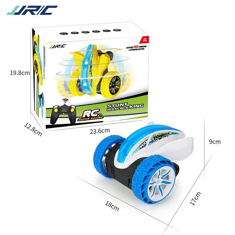 

JJRC Q77 2.4G Devil Fish Spinning Stunt Roller Car 360 Degree Rotation Crash Resistant Light RC Stunt Car Children's toy gifts