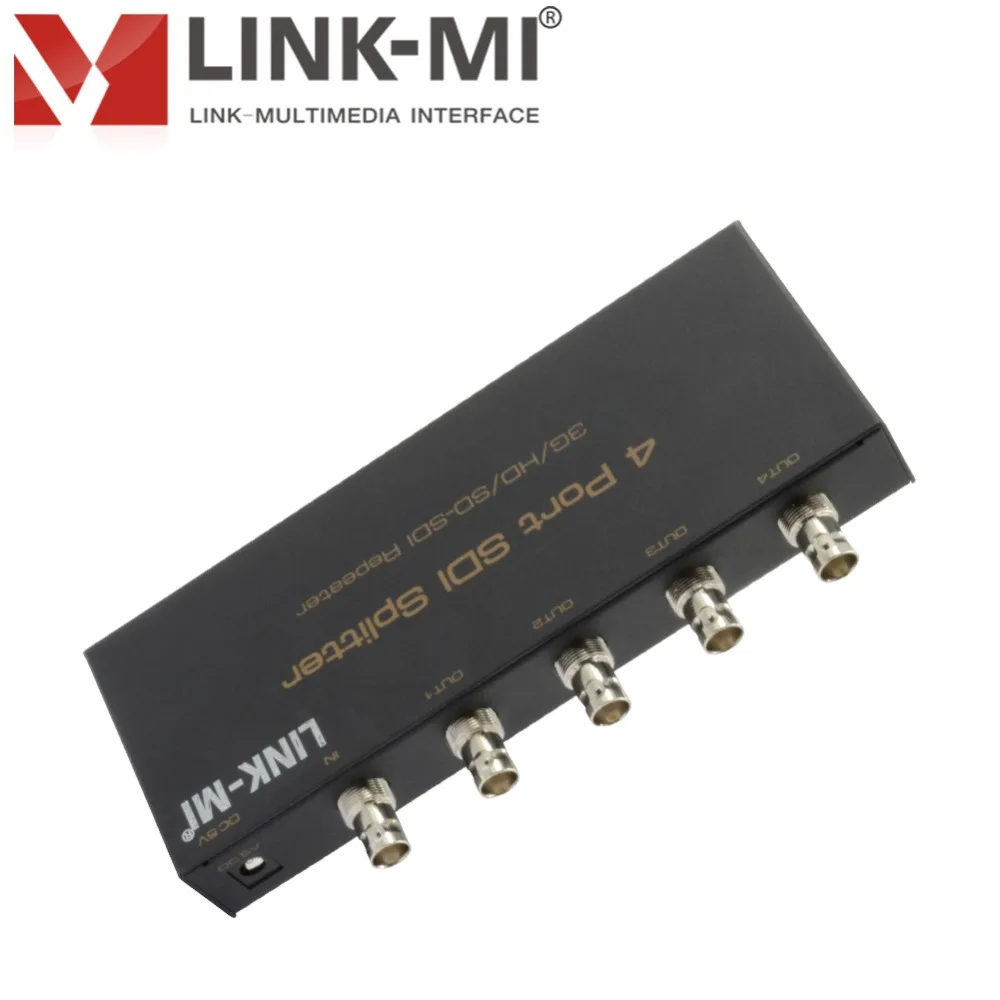 LINK MI SS14 1x4 разветвитель SDI HD Wi Fi Ретранслятор 4 Порты и разъёмы 3G SD 1080P Аудио Видео