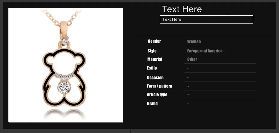 Трендовые Милые ожерелья Медведь Подвеска для женщин золото кубический цирконий ожерелье Мода Длинная подвеска ожерелье женское Медвежонок ювелирные изделия