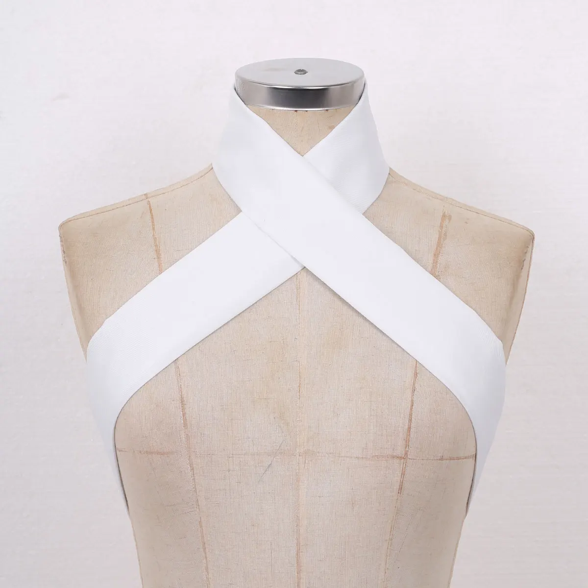 Белый искусственный воротник Hanfu Искусственный Декоративный Воротник старинный