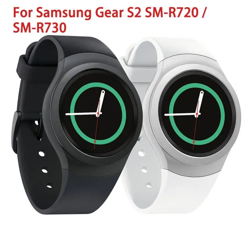 Силиконовый ремешок для Samsung Gear S2 SM-R720/SM-R730 Одноцветный спортивный часов браслет