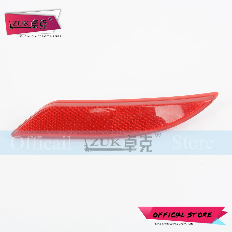 ZUK For Ford Fiesta Sedan Saloon MK6 6TH 2009 2010 2011 2012 Rear Bumper Reflector Fog Lightfog Lamplight Car Styling Light | Автомобили и