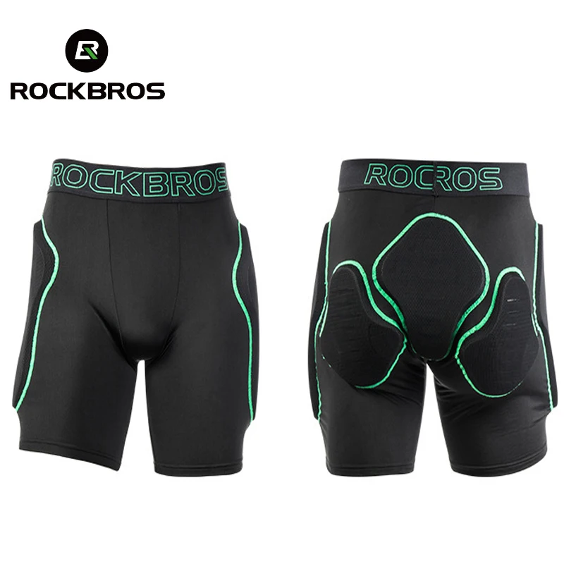 

ROCKBROS Snowboard Padded Short Protection Breathable Wicking Soft Sport Cycling Skiing SBR Shock Absorption Protection Shorts