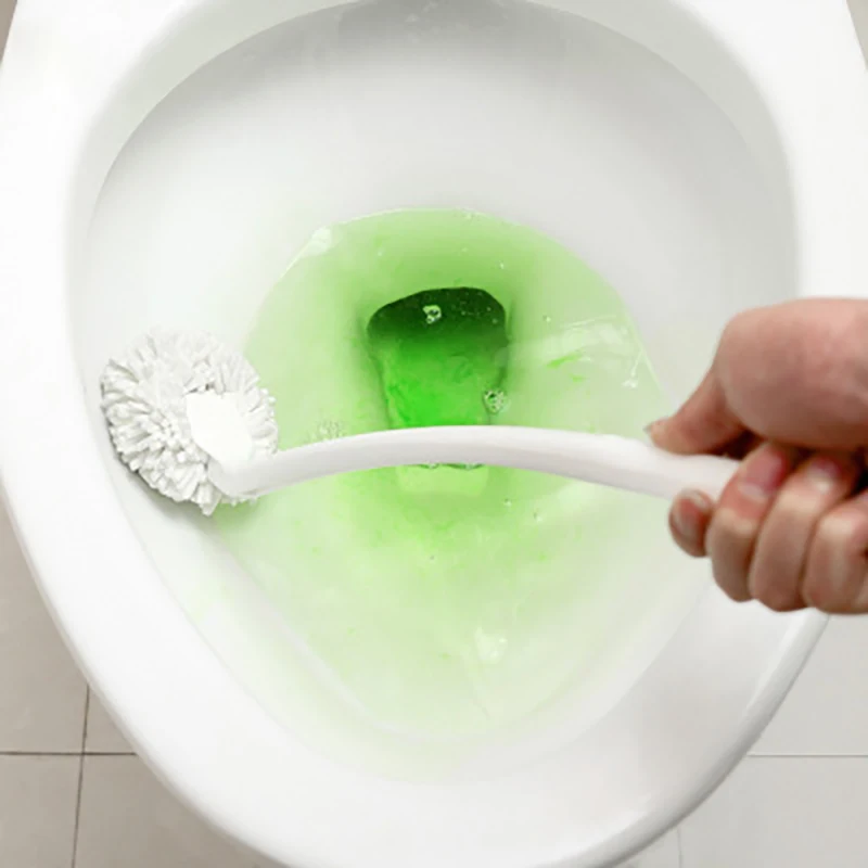 Бытовая туалетная щетка для ванной комнаты портативная 360 градусов безмерная