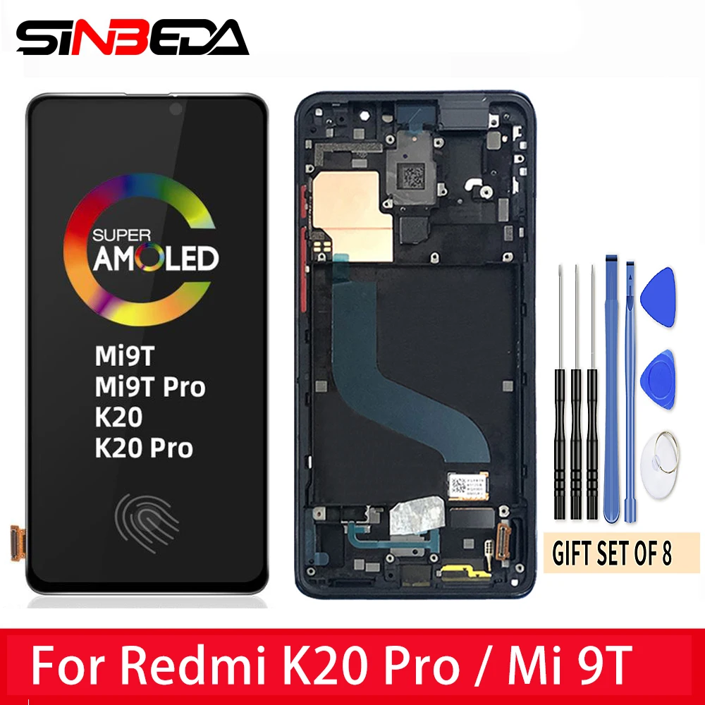 Оригинальный AMOLED 6 39 ''для Xiaomi Redmi K20 ЖК-дисплей сенсорный экран дигитайзер в