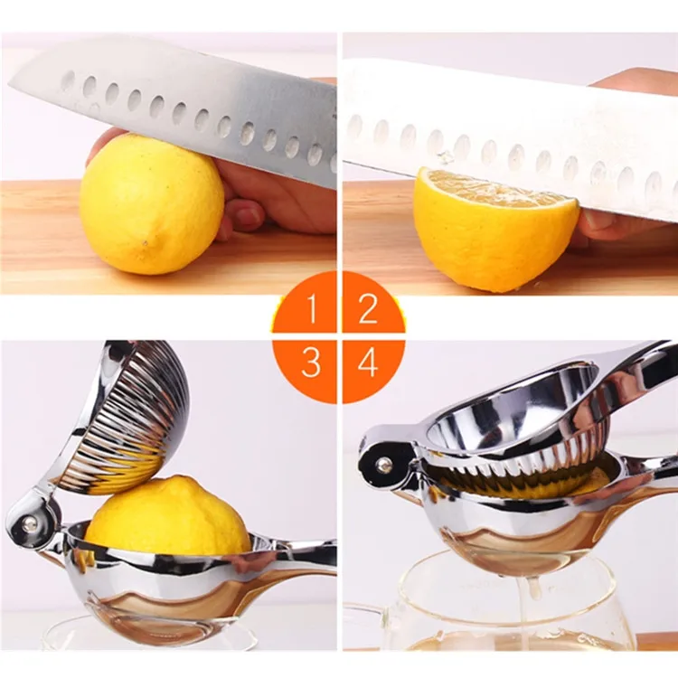 HKML Manual Citrus Juicer Hand Orange Squeezer Lemon Fruit Press Machine Stainless Steel Kitchen Accessories For H | Дом и сад