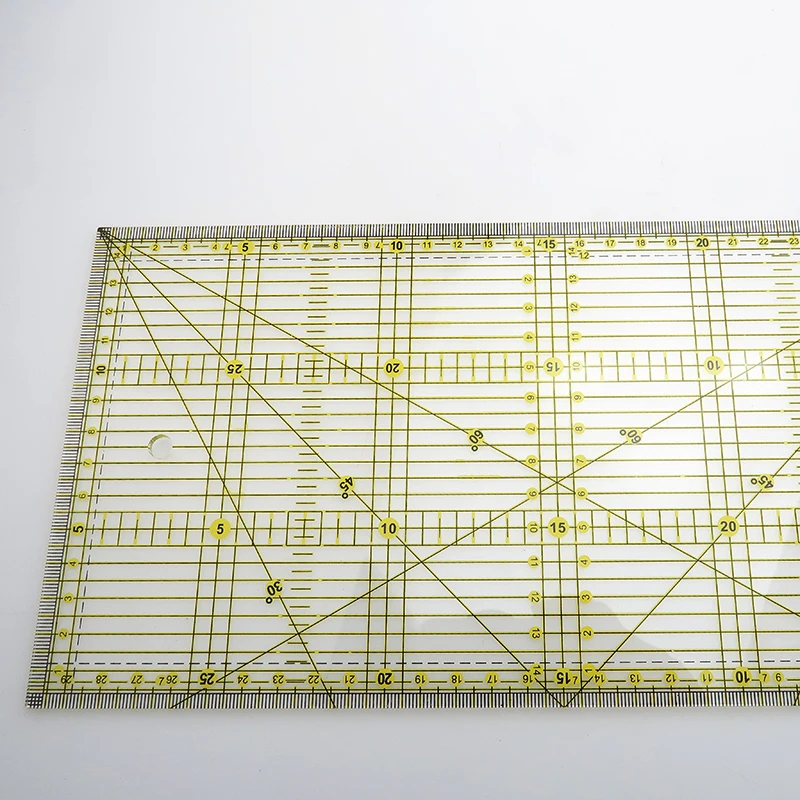 1 х линейка для шитья и резки 30*15 см лоскутное шитье прозрачное | Инструменты
