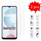 Премиум стекло для Realme C21, защитная пленка для экрана телефона Realme C 21 9H 2.5D, взрывозащищенное Закаленное стекло, 2-1 шт.