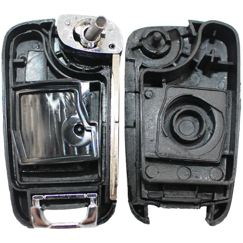 Складной флип чехол для ключа с двумя кнопками смартфона брелок необработанным