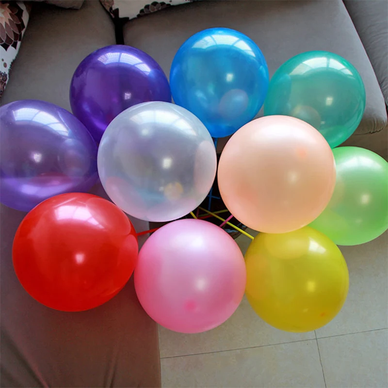 

100Pcs/Bag Round Balloon Latex Material Wedding Party Decoration Balloons Party Supplies For Various Celebration Wedding Parties