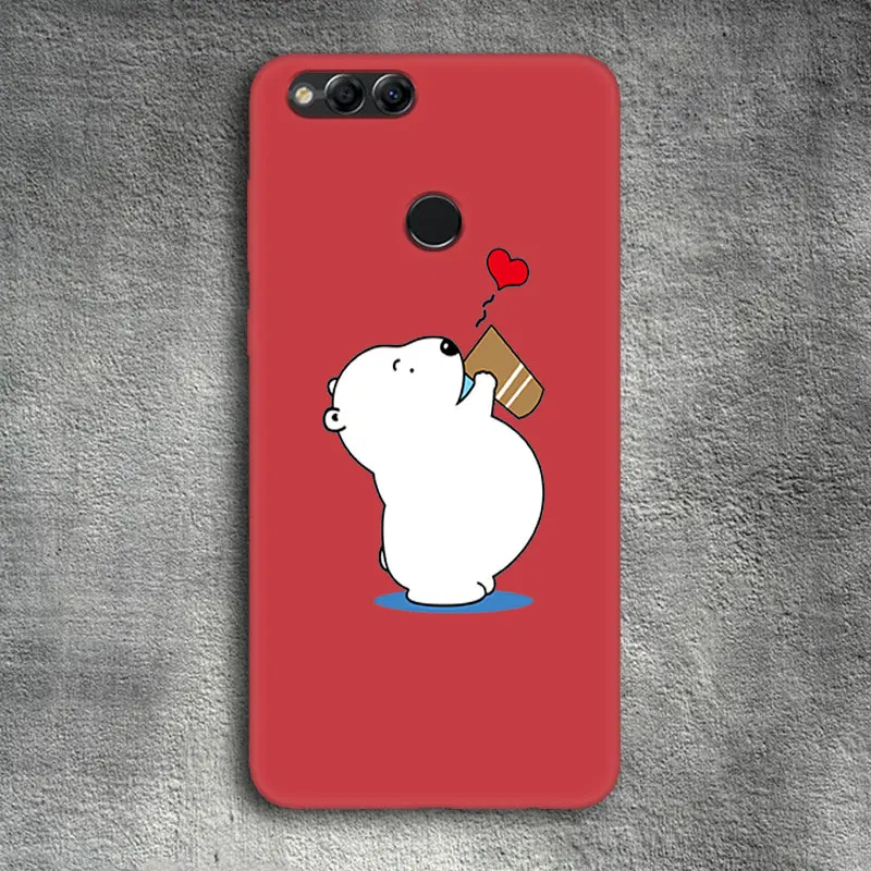 15 Тонкий чехол для телефона для Huawei Honor 6X 7C 7X 8X 8C цветной матовый защитный чехол для Honor 9 Lite 7A Pro Мягкий силиконовый чехол из ТПУ - Цвет: 15