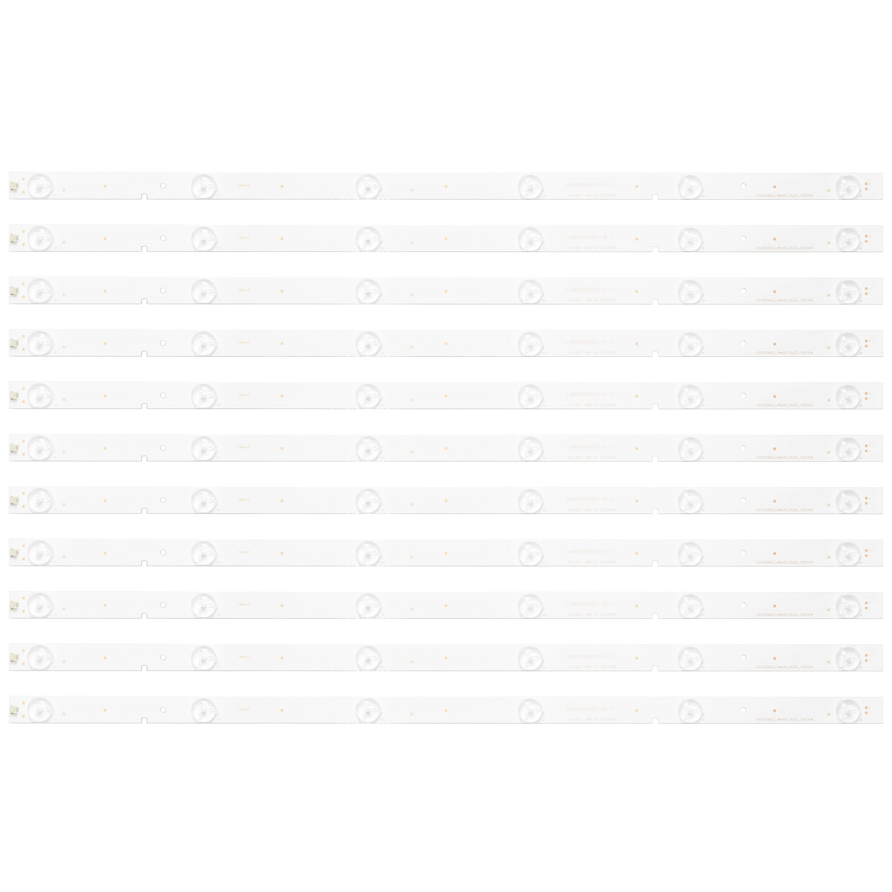11 шт./лот Новинка для Hisense 50K23DG 50K22DG 50H5G 50H3 светодиодный Подсветка SVH500A22_REV05_6 светодиодный_ 131113